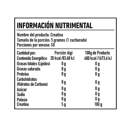 100% CREATINA MONOHIDRATADA ADN