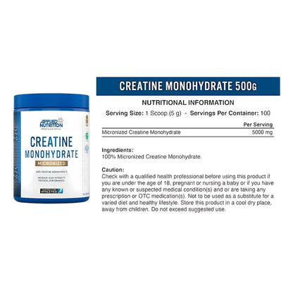 CREATINA MONOHIDRATADA APPLIED NUTRITION