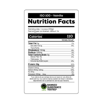 ISO 100 HYDROLYZED DYMATIZE