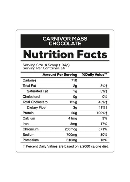CARNIVOR MASS MUSCLEMEDS