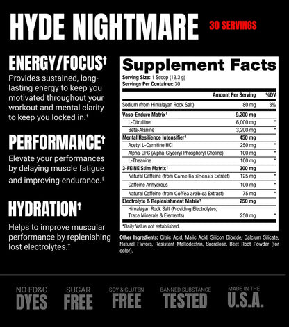 HYDE NIGHTMARE PROSUPPS